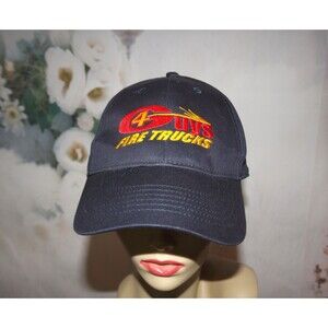 4 Guys Fire Trucks Cap Embroidered Adjustable Snapback Baseball Cap